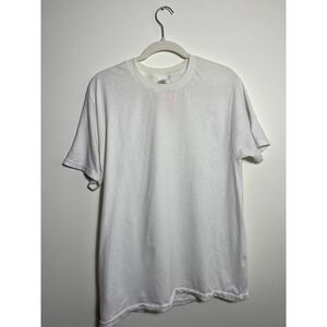 Jockey‎ Mens Classic White Crewneck T-Shirt Short Sleeve Cotton Blend